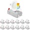 Luxrite 3 Inch Ultra Thin LED Recessed Downlights 5 CCT Selectable 2700K-5000K 6W 400LM Dimmable 12-Pack LR23730-12PK - alternate 1